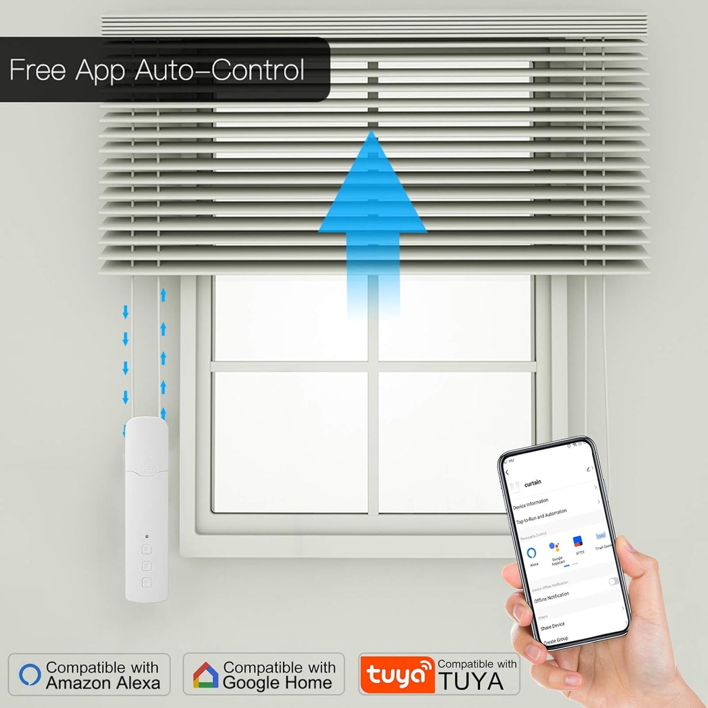 Blinds Motor  Rolladenschalter Rolladensteuerung Smart Blinds Roller WiFi integrierter