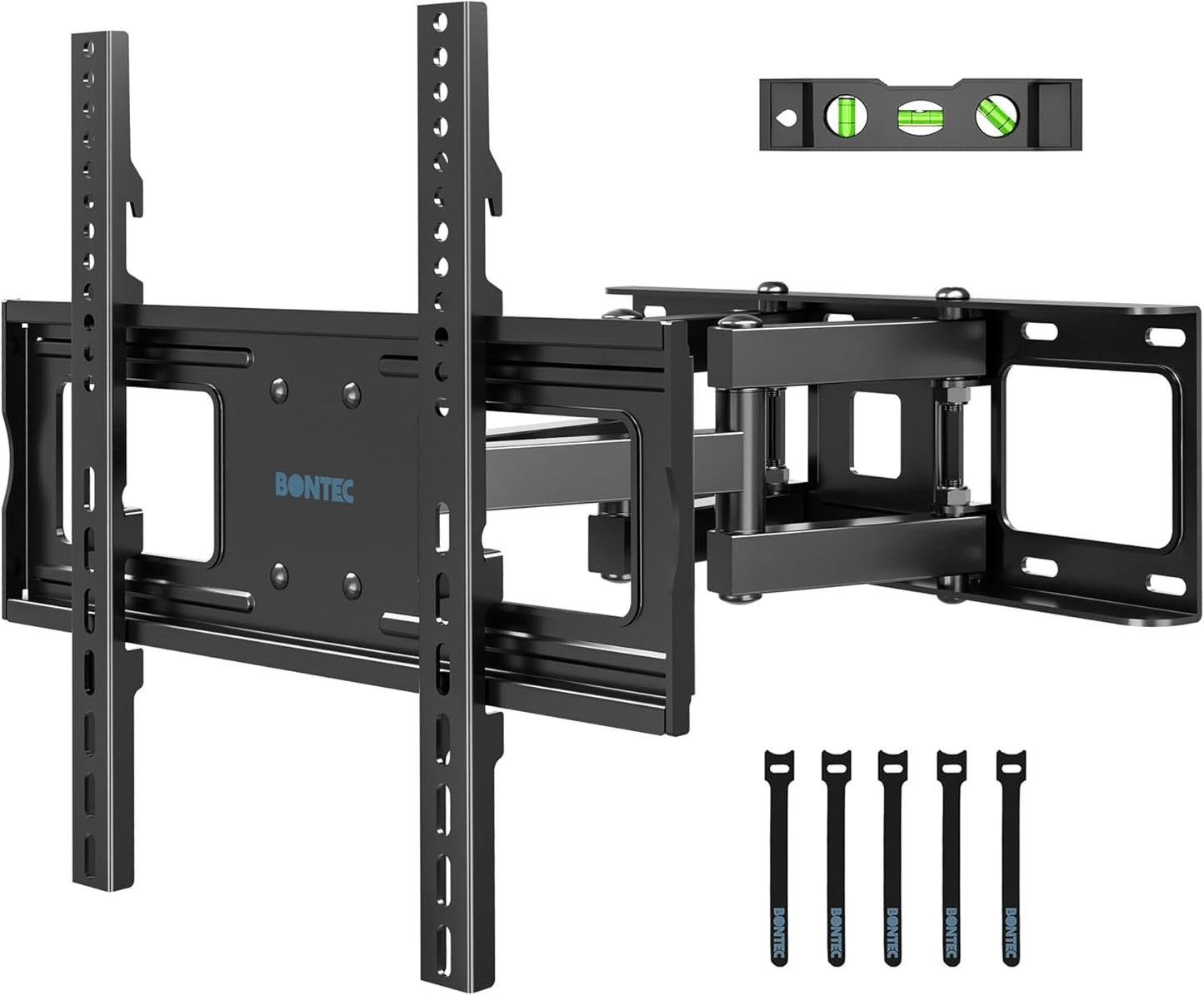 BONTEC TV Wandhalterung Schwenkbar Neigbar für 23-60 Zoll Flach & Curved