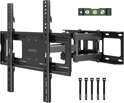 BONTEC TV Wandhalterung Schwenkbar Neigbar für 23-60 Zoll Flach & Curved