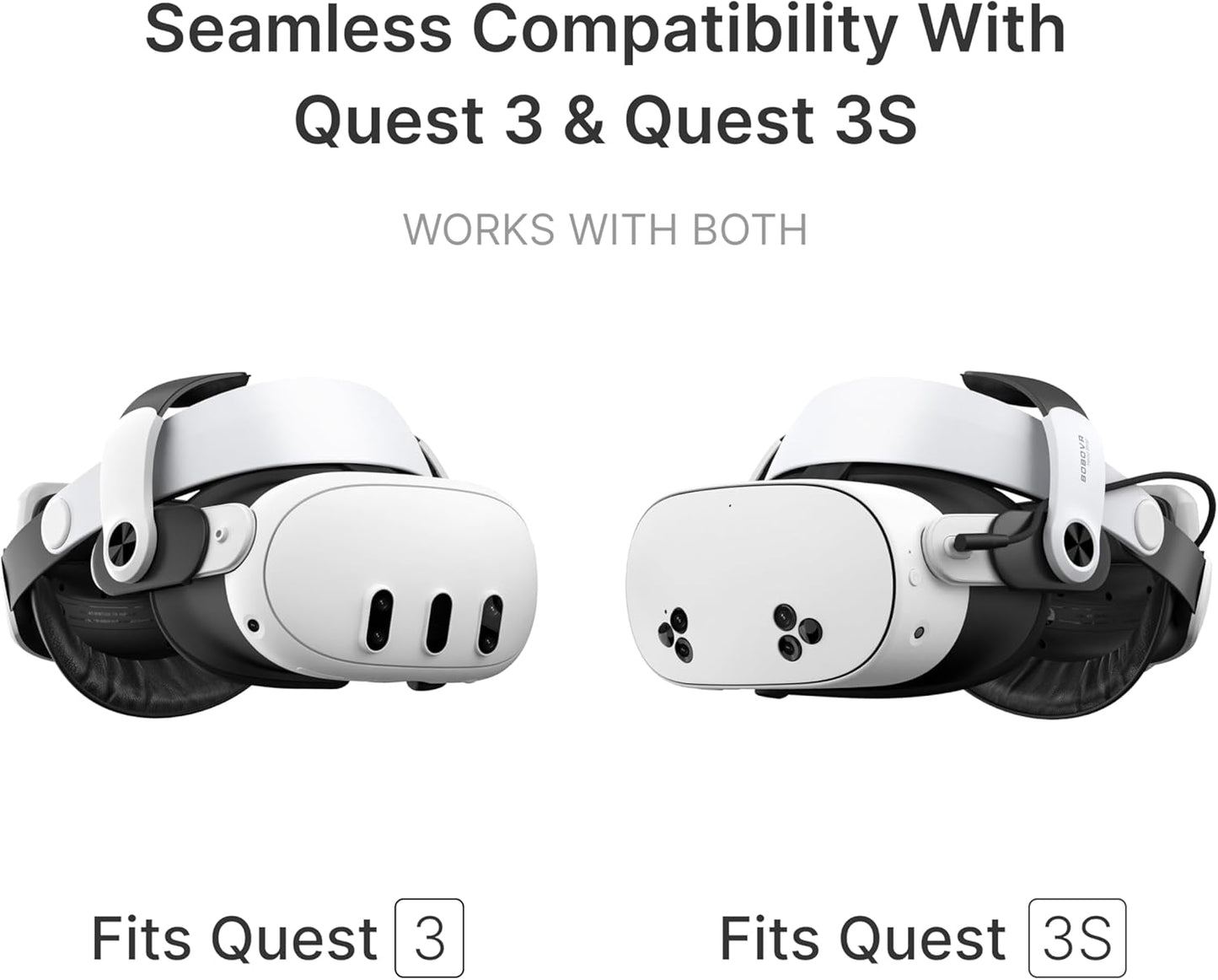 BOBOVR M3 Pro Strap mit Akku,Kompatibel mit Meta Quest 3/Quest 3S