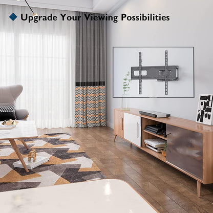 BONTEC TV Wandhalterung Schwenkbar Neigbar für 23-60 Zoll Flach & Curved