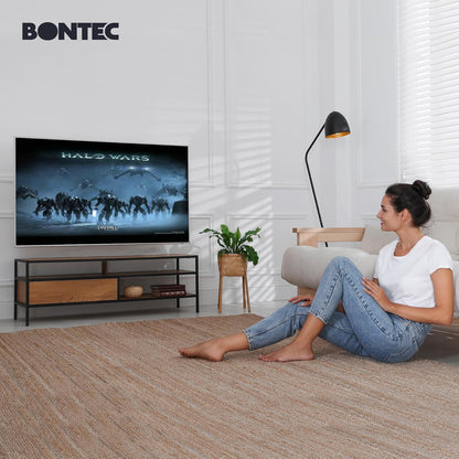 BONTEC TV Wandhalterung Schwenkbar Neigbar für 23-60 Zoll Flach & Curved