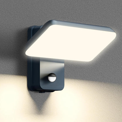 Brightower 24W Außenwandleuchte mit Bewegungsmelder,IP65 LED,Schwenkbar (Anthrazit)