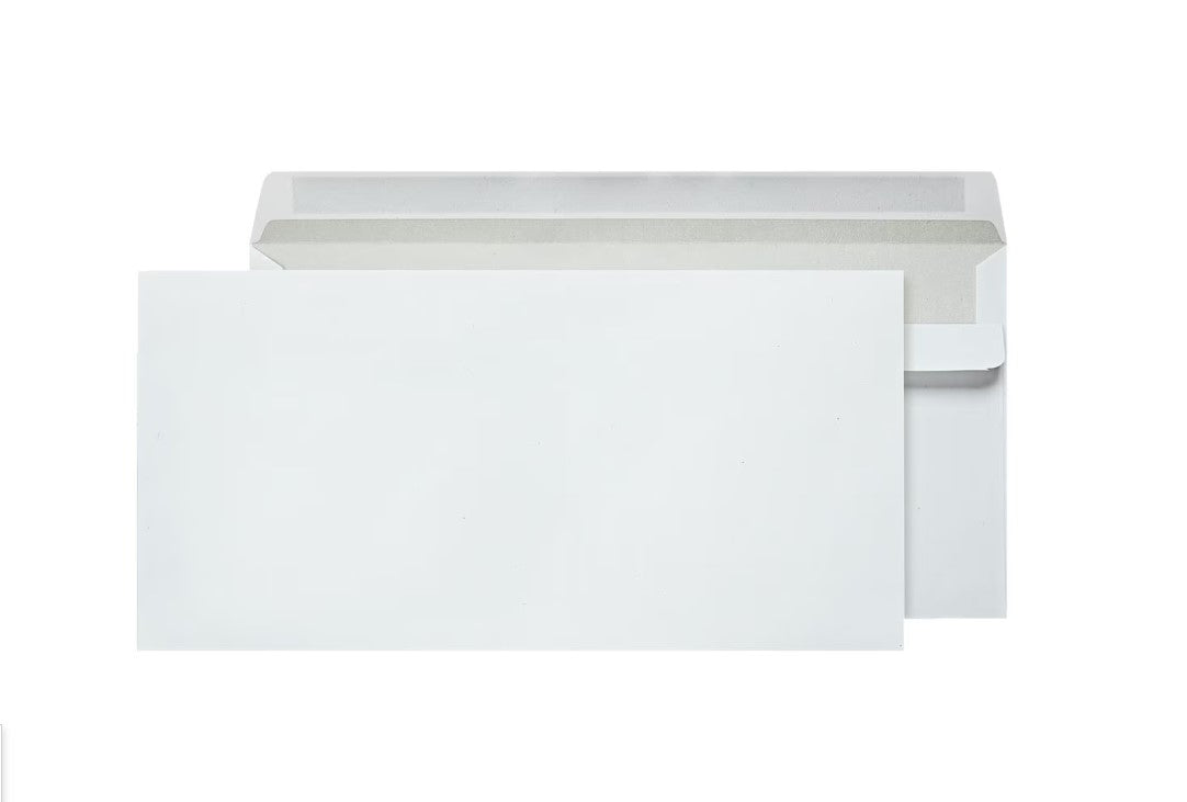Porte-documents OTTO Office, DIN long 80 g/m² avec fenêtre, autocollant - 1000 pièces
