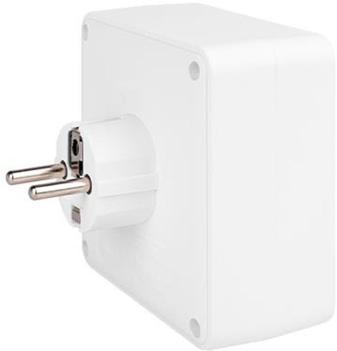 Brennenstuhl mehrfachstecker doppelstecker Steckdosenadapter mit USB-C Quadrat Weiß