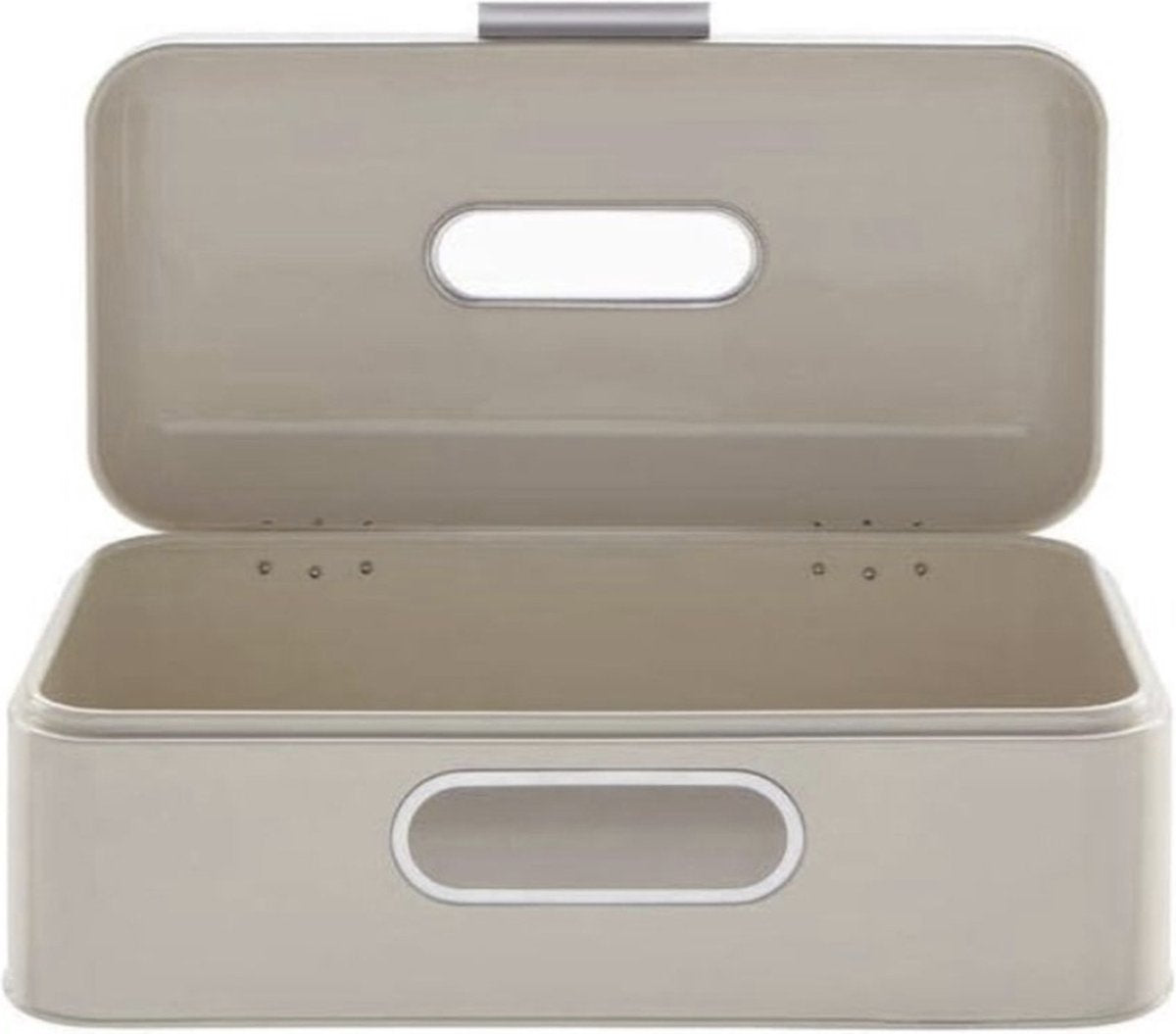 MVPower Brotkasten mit Sichtfenster Metall Brotbox Brotdose mit Luftzirkulation 42x23x16 cm