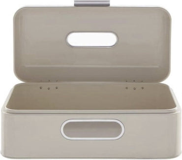 MVPower Brotkasten mit Sichtfenster Metall Brotbox Brotdose mit Luftzirkulation 42x23x16 cm