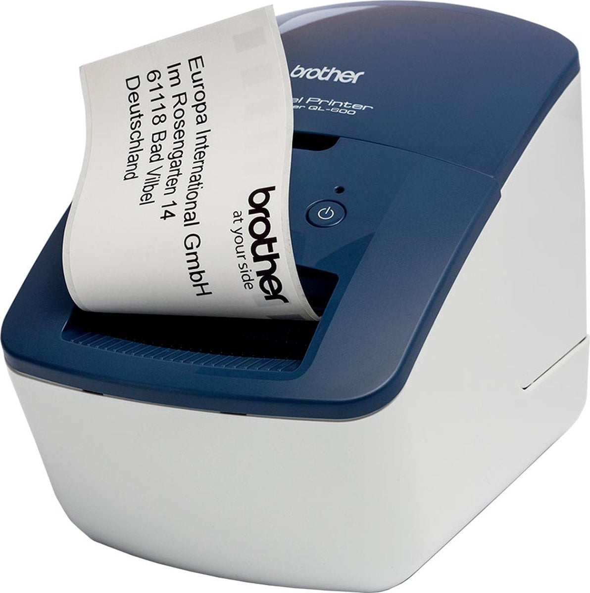 Imprimante d'étiquettes Brother QL600BXX1 300 dpi 71 mm/s USB 2.0 Bleu/Blanc