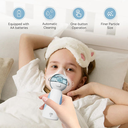 Berrcom Inhalationsgerät Vernebler für Erwachsene und Kinder Tragbar Inhalator