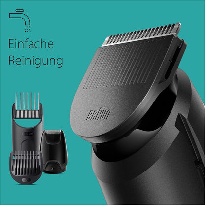 Braun Barttrimmer Bodygroomer Set 6 en 1 Bart et cheveux Contenu de la livraison : Soins professionnels légers 