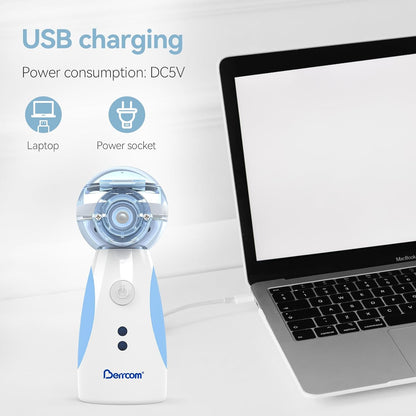 Berrcom Inhalationsgerät Vernebler für Erwachsene und Kinder Tragbar Inhalator