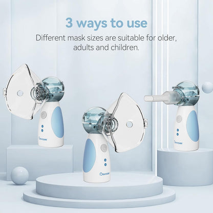 Berrcom Inhalationsgerät Vernebler für Erwachsene und Kinder Tragbar Inhalator