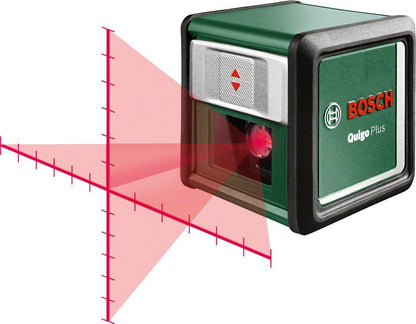 Bosch Kreuzlinienlaser Quigo Plus (mit Stativ, Reichweite 7m