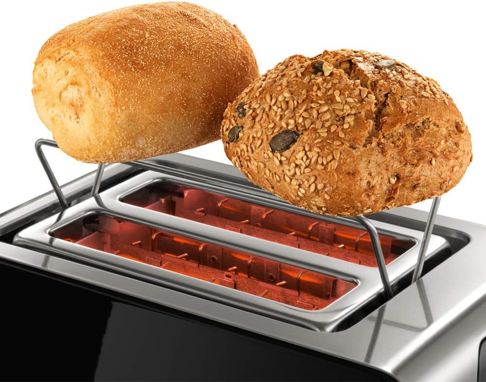Bosch TAT7203 Kompakt-Toaster Toaster Edelstahl Brotzentrierung Safety-off