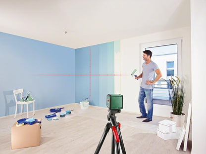 Bosch Kreuzlinienlaser Quigo Plus (mit Stativ, Reichweite 7m