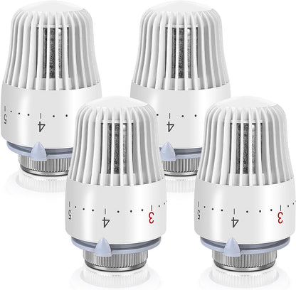 Heizungsthermostat Heizkörperthermostat Thermostatkopf Heizungsregler 4 Stück