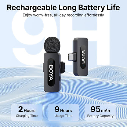 Boya BY-V10 V2.0 für Android USB-C-Smartphones und Tablets