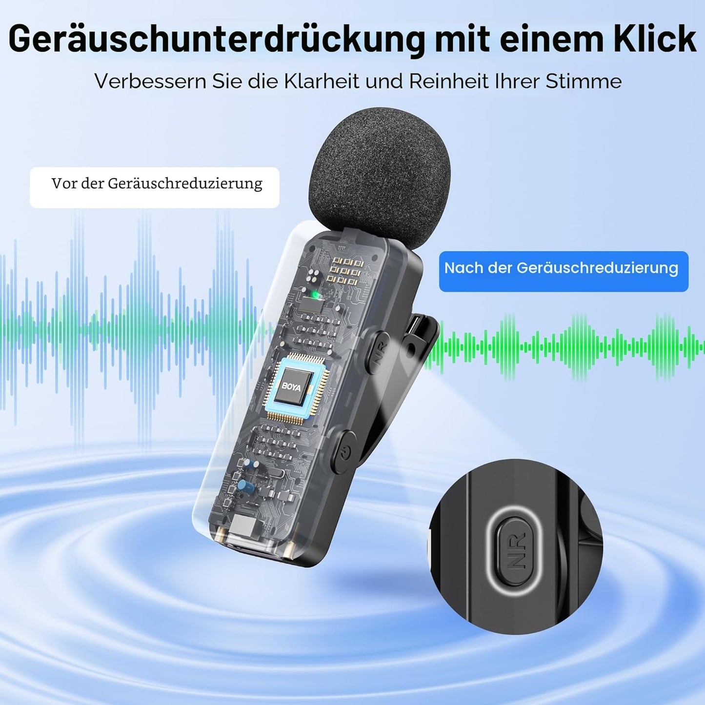 Boya BY-V10 V2.0 für Android USB-C-Smartphones und Tablets