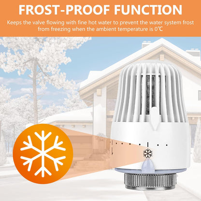 Heizungsthermostat Heizkörperthermostat Thermostatkopf Heizungsregler 4 Stück