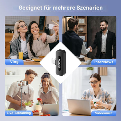 Boya BY-V10 V2.0 für Android USB-C-Smartphones und Tablets