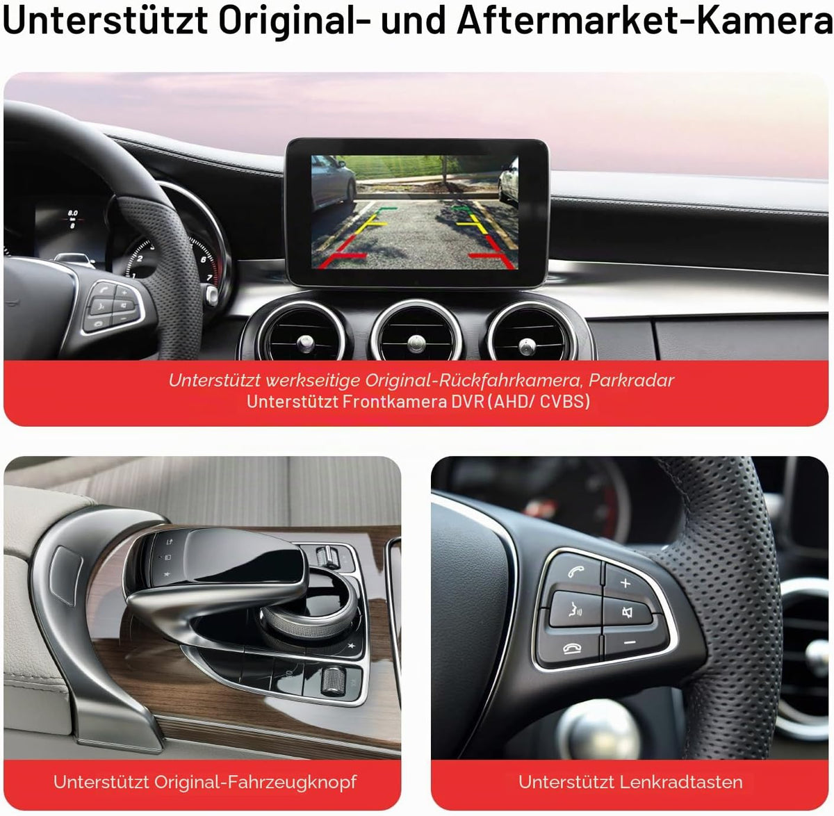 Chaowei Wireless CarPlay Nachrüst-Kit für Mercedes Benz NTG 5.0/5.1 Android