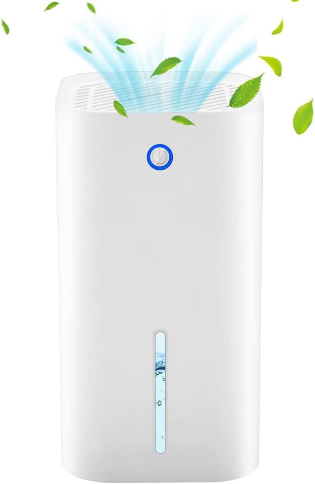 COLEBY Luftentfeuchter Électrique 850 ml Déshumidificateur Raumentfeuchter Leiser Raumentfeuchter Électrique, Blanc