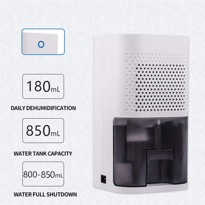 COLEBY Luftentfeuchter Électrique 850 ml Déshumidificateur Raumentfeuchter Leiser Raumentfeuchter Électrique, Blanc