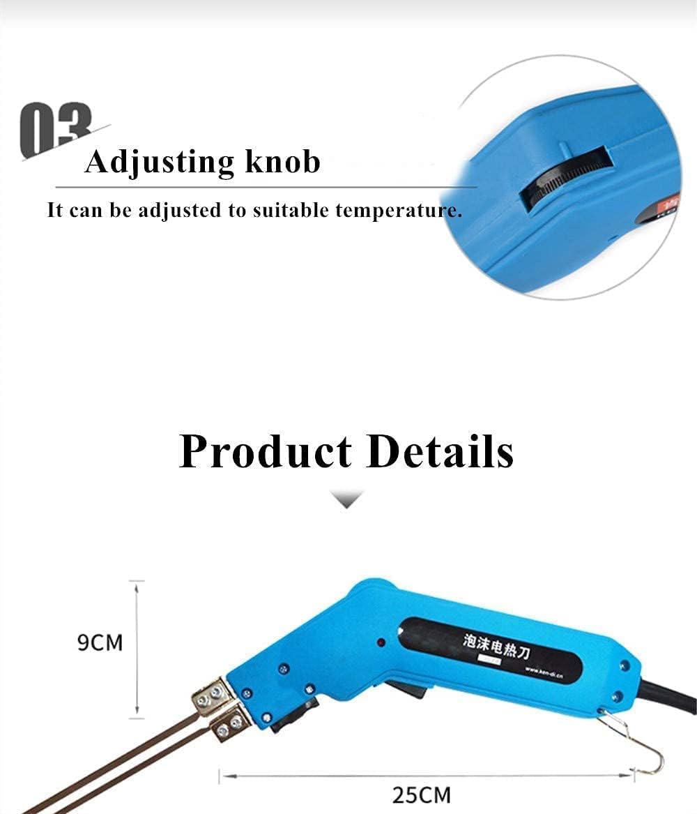 Caijte VD-190 Kit d'usinage électrique en polystyrène et Heißmesser