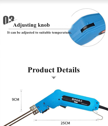 Caijte VD-190 Kit d'usinage électrique en polystyrène et Heißmesser