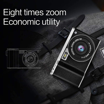 CamKing Digitalkamera 24MP FHD 1080P Kompaktkamera für Rucksacktouren mit 4,0-Zoll-LCD-Touchscreen 8X Digitalzoom-Weitwinkelobjektiv min. Kamera für Fotografie 32 GB SD-Karte enthalten