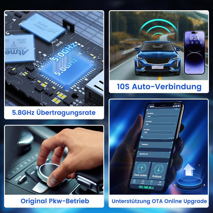 Carlinkit CPC200-U2W Plus 3.0 Wireless Adapter für Carplay / Autos