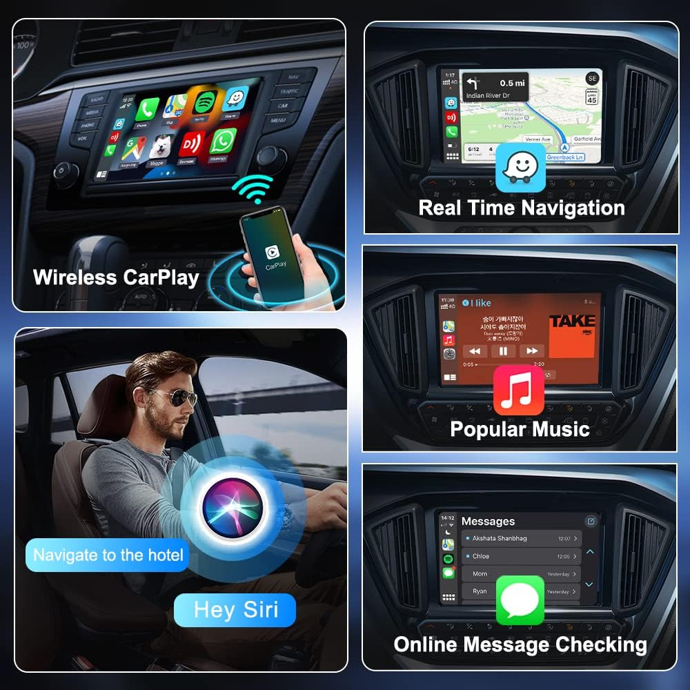 Carlinkit CPC200-U2W Plus 3.0 Wireless Adapter für Carplay / Autos