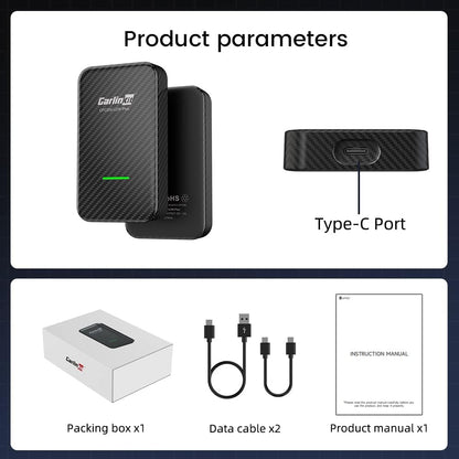 Carlinkit CPC200-U2W Plus 3.0 Wireless Adapter für Carplay / Autos