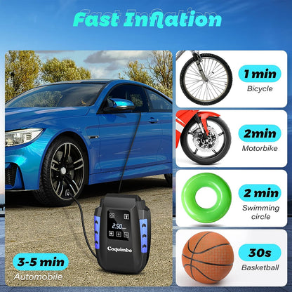 Luftpumpe für Autoreifen (bis zu 50 PSI)