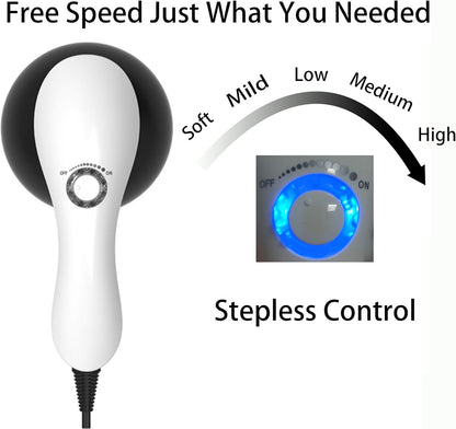 Asopal Appareil de massage anti-cellulite pour les mains, Machine de modelage du corps, Appareil de massage électrique, Perte de poids, Traitement de la cellulite avec 4 bâtons de massage