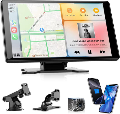 Ciryasr 7" Wireless Carplay Display Autoradio mit Apple CarPlay & Android Auto