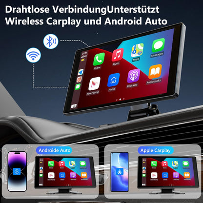 Ciryasr 7" Wireless Carplay Display Autoradio mit Apple CarPlay & Android Auto