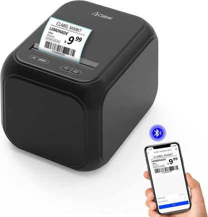 CLABEL Thermo-Barcode-Etikettendrucker für den Schreibtisch, 5,6 - 7,6 cm Thermodirektdruck,