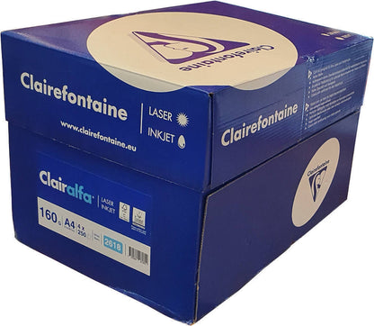 Clairefontaine Papier Drucker Multifonction A4 Clairalfa 2618 1000 Blatt gesamt, 160g/qm