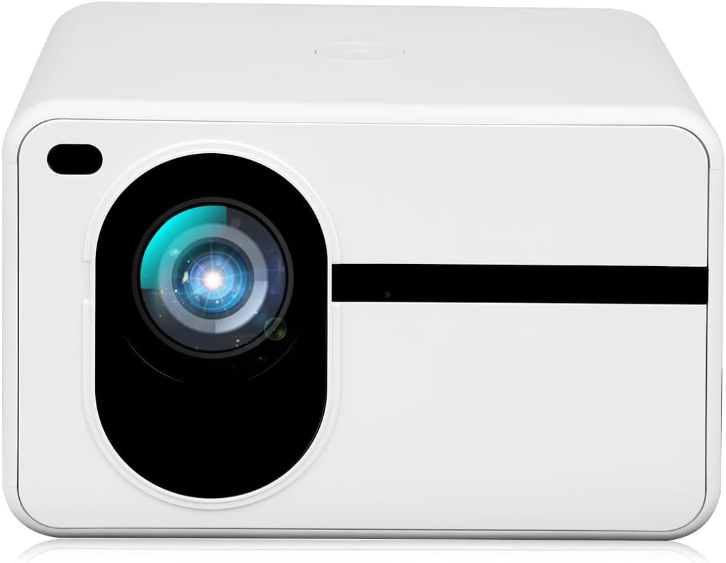 Projecteur CROSEAU, Projecteur Bluetooth 1080P natif, Connexion sans fil Bluetooth 5.1, Projecteur de cinéma extérieur 10 000 L, Compatible iOS/Android/HDMI/PC/TV Stick