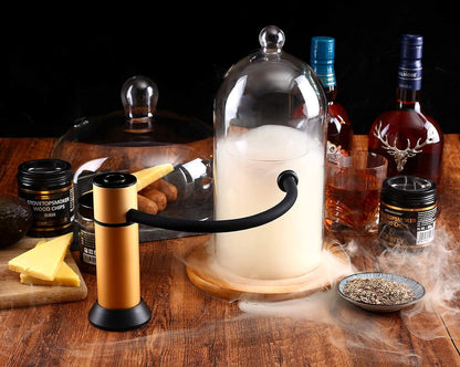 CreativeChef Räucherpistole zum Kochen, Cocktail-Räucher pour Lebensmittelräucher, altmodisches Getränk,