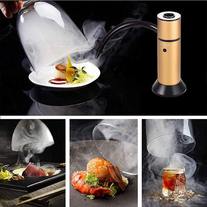 CreativeChef Räucherpistole zum Kochen, Cocktail-Räucher pour Lebensmittelräucher, altmodisches Getränk,