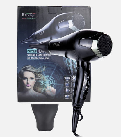 Id Italian Pro 2000 touch power haartrockner 2000W Ozon und Ionen Tech.