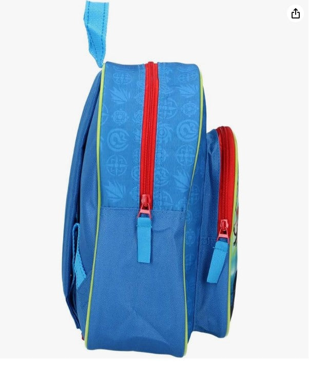 Dragons 3 Kinderrucksack - Hiccup und Ohnezahn - Blau 31cm