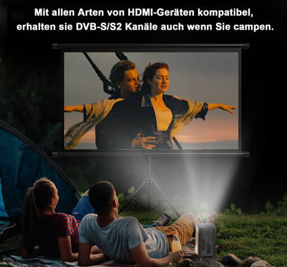 Dcolor DVB-S/S2 Sat Receiver - HDMI Full-HD 1080P Satelliten Receiver TV Stick