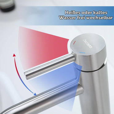 Decaura hoch Waschtischarmatur Badezimmer Bad Wasserhahn mit Auslaufhöhe 190mm