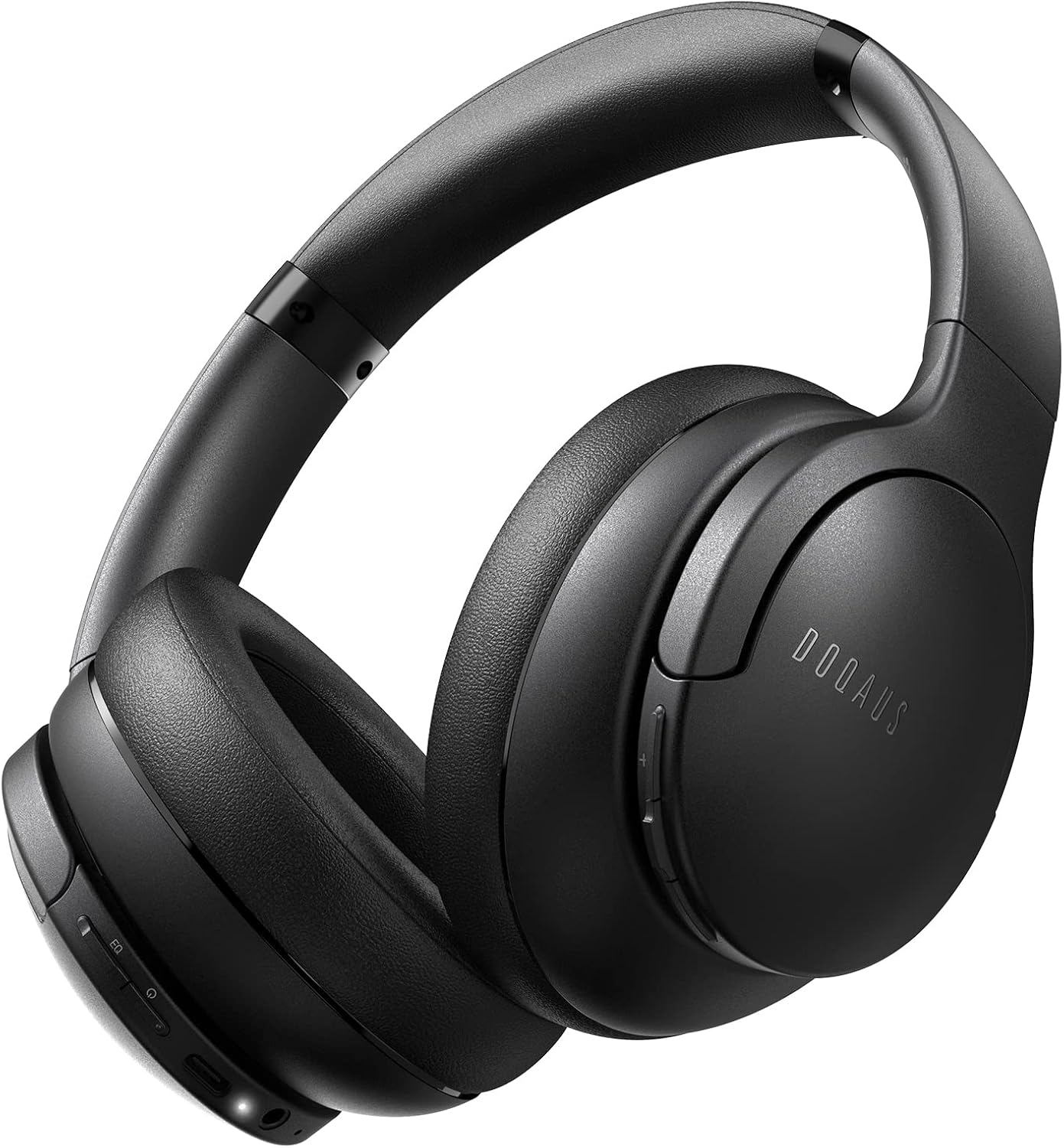 DOQAUS Kopfhörer Life 4 Kabellos Bluetooth,Bis zu 90 Std mit 3 EQ-Modi Schwarz