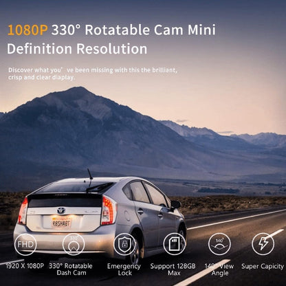 Mini caméra embarquée DDPAI Full HD 1080p/30 ips, enregistreur vidéo Wifi