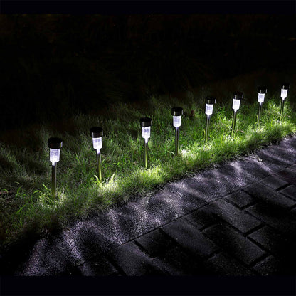 Gartenleuchte Solarleuchte Gartenlampe Außen Lampes Solaires LED Solaires Jardin Balcon 8er Set