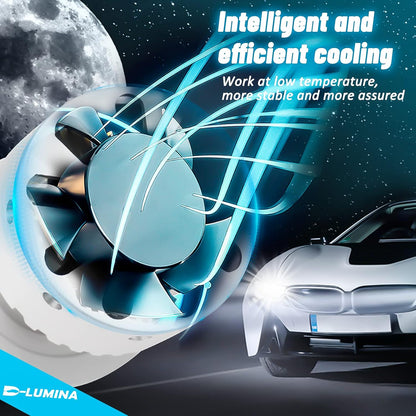 D-Lumina H7 LED-Scheinwerferlampe 120W 20000LM Auto-Lampen  6000K weiß 2 Stück